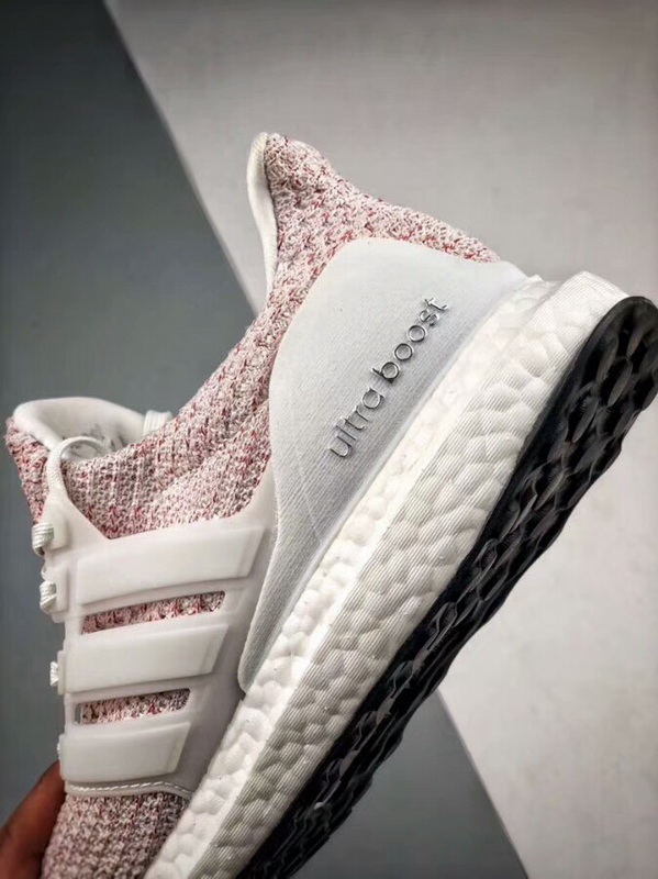 Adidas Ultra Boost 4.0 White-Scarlet(98% Authentic quality)